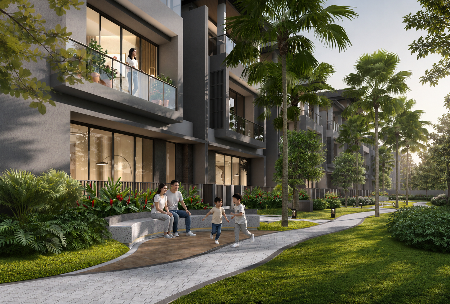 Rumah Dekat Alam Sutera - Curvilinear Serenity Enclave